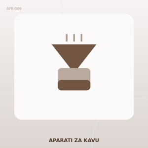 Volta Chemex vrč za filter kavu 6 šalica Volta Chemex vrč za filter kavu 6 šalica